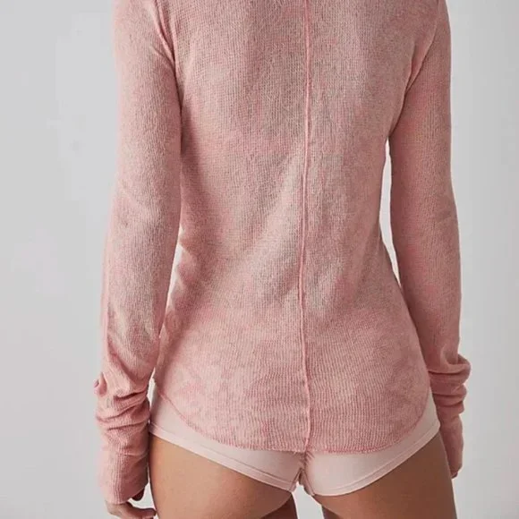 Intimately You and I Long Sleeve - Size Small in Rosie Pink - Picture 4 of 8